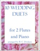 10 Wedding Duets for 2 Flutes and Piano P.O.D. cover